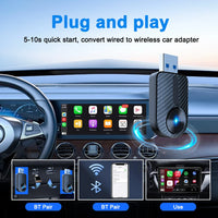 Adaptateur CarPlay Sans Fil USB 2 en 1 – 7 Modèles au Choix, Bluetooth 5.4, Wi-Fi 5,8 GHz, vue 18