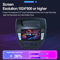 Autoradio CarPlay Peugeot 107 et Citroën C1 (2005-2014) – Écran 7 pouces, sans fil, jusqu'à 6 Go + 128 Go, vue 10