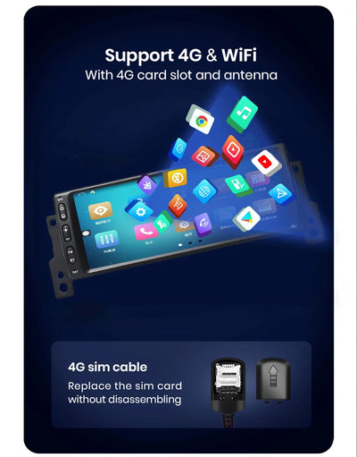 Autoradio CarPlay Sans Fil pour MINI Cooper S R50 R52 R53
