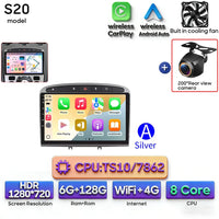 Autoradio CarPlay Peugeot 308, RCZ et 408 – Écran 9 pouces, Android 16, vue 8