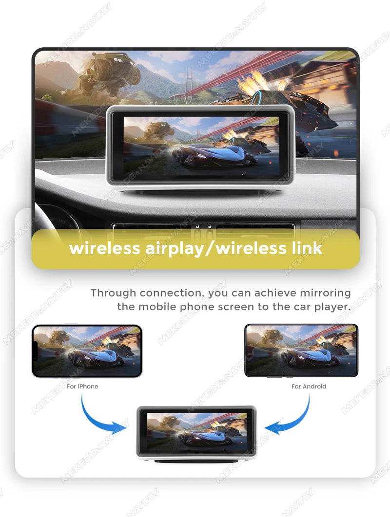 Écran CarPlay Portable Universel – 6,86 ou 10,26 Pouces, Sans Fil, FM et AUX, vue 17