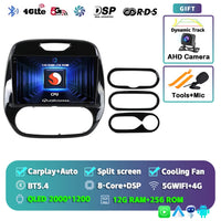 Autoradio CarPlay Renault Captur (2016-2019) – Écran 9 pouces, Android 16, vue 8