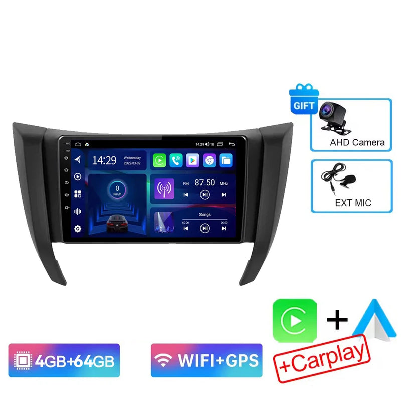 Autoradio CarPlay Nissan Navara NP300 D23 (2014-2021) – Écran 9 pouces, Android 16, vue 40