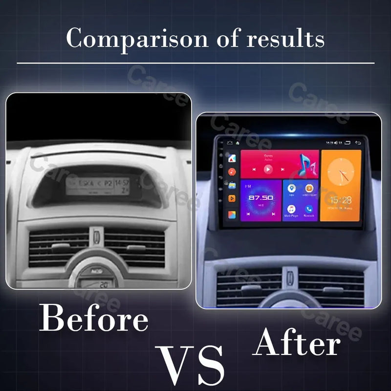 Autoradio CarPlay Renault Mégane 2 (2002-2009) – Écran 9 pouces, option écran 2K, jusqu'à 12 Go + 256 Go, vue 7