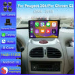 Autoradio CarPlay Peugeot 206 et Citroën C2 (2004-2013) – Écran QLED 9 pouces, jusqu'à 16 Go + 512 Go