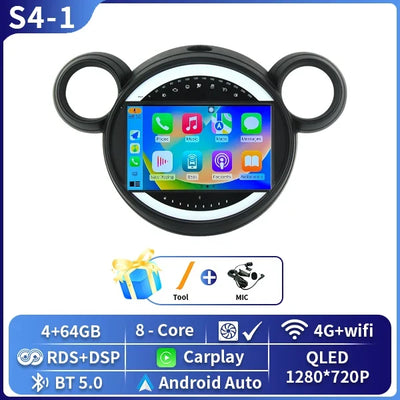 Autoradio Android CarPlay pour MINI Cooper R56 R60 (2006-2015)