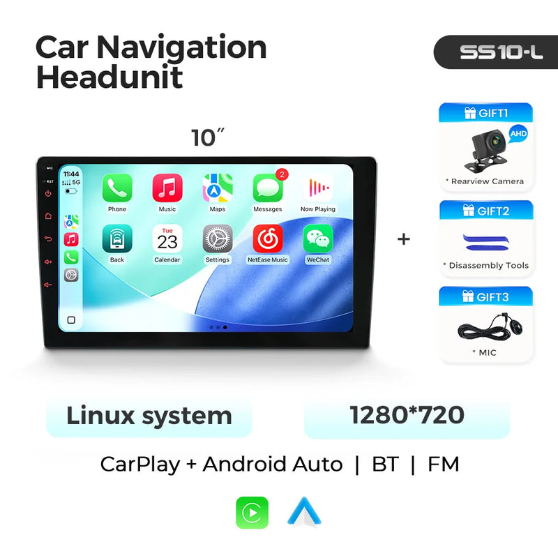 Autoradio CarPlay 2 DIN Universel – Écran 9 ou 10 Pouces, Sans Fil, Linux, vue 27