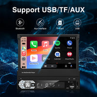 Autoradio CarPlay 1 DIN Universel – Écran Rétractable 7 Pouces, Filaire, vue 14