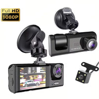 Dashcam Avant et Intérieur 1080P – Écran 2 Pouces, Caméra Arrière en Option, vue 17