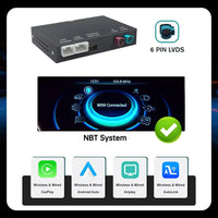Boîtier CarPlay Mini Cooper R55 à R61, F54, F55 (2008-2017) – CIC et NBT, écran d'origine conservé, vue 8