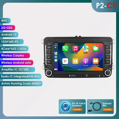 Volkswagen Autoradio Android Multimédia GPS Golf Polo Passat
