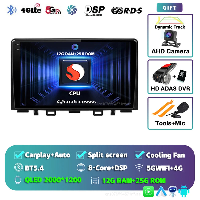 Autoradio CarPlay Kia Rio YB et Stonic (2016-2020) – Écran 9 pouces, jusqu'à 16 Go + 512 Go, vue 48