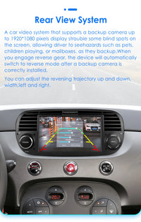 Autoradio CarPlay Fiat 500 (2007-2015) – Écran 7 pouces, 8 cœurs, jusqu'à 8 Go + 128 Go, vue 43