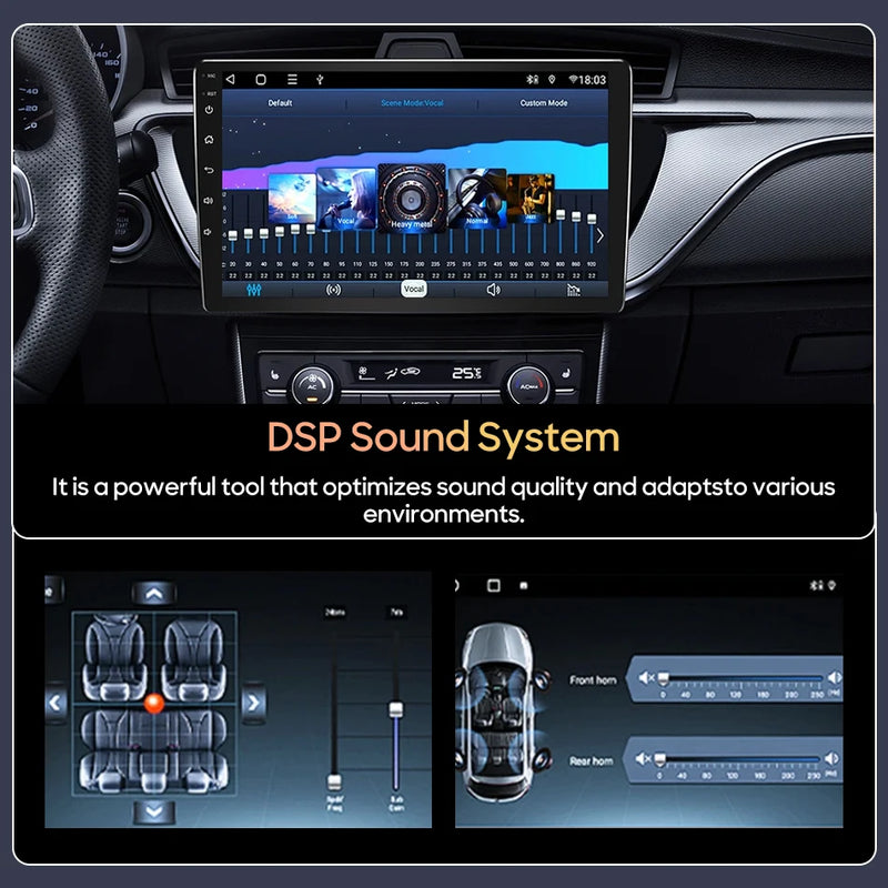 Autoradio CarPlay Renault Kangoo (2008-2018) – Écran 9 pouces, option écran 2K, jusqu'à 12 Go + 256 Go, vue 6