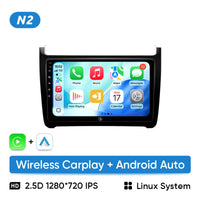 Autoradio CarPlay Volkswagen Polo 5 (2008-2020) – Écran 9 pouces, sans fil, jusqu'à 8 Go + 256 Go, vue 32