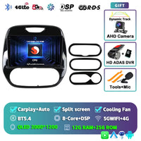 Autoradio CarPlay Renault Captur (2016-2019) – Écran 9 pouces, Android 16, vue 12