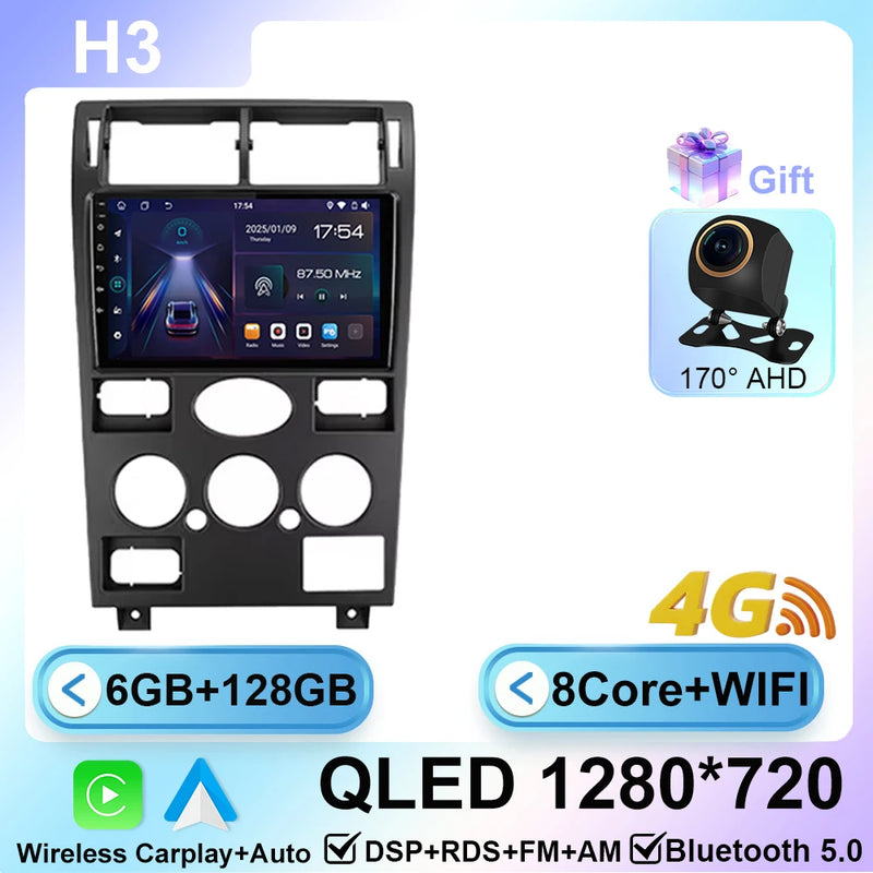 Autoradio CarPlay Ford Mondeo 3 (2000-2007) – Écran 9 pouces sans fil, jusqu'à 12 Go + 256 Go, vue 30