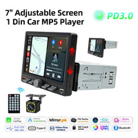 Autoradio CarPlay 1 DIN Universel – Écran 7 Pouces Réglable, Sans Fil, vue 23