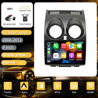 Autoradio CarPlay Nissan Qashqai J10 (2006-2013) – Écran 9 pouces, jusqu'à 16 Go + 256 Go, vue 9