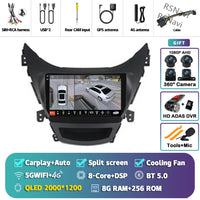 Autoradio CarPlay Hyundai Elantra (2012-2015) – Écran 9 pouces sans fil, jusqu'à 16 Go + 512 Go, vue 46
