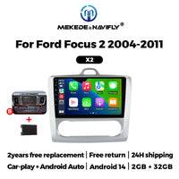 Autoradio CarPlay Ford Focus 2 (2004-2011) – Écran 9 pouces, sans fil, vue 9