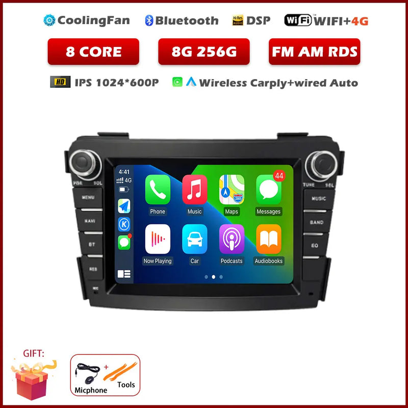 Autoradio CarPlay Hyundai i40 (2011-2019) – Écran IPS 7 pouces, jusqu'à 8 Go + 256 Go, vue 22