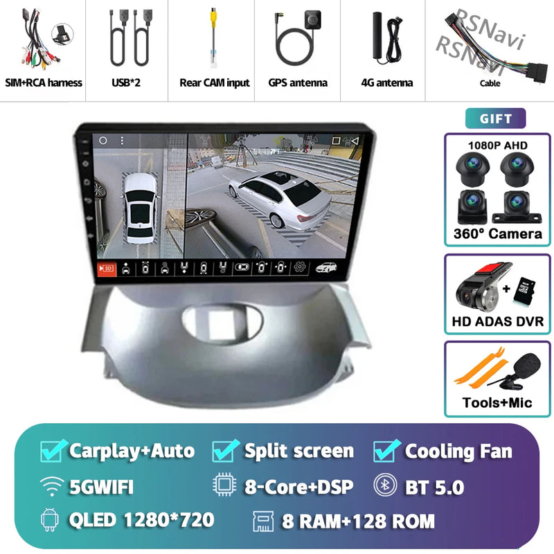 Autoradio CarPlay Peugeot 206 et Citroën C2 (2004-2013) – Écran QLED 9 pouces, jusqu'à 16 Go + 512 Go, vue 35