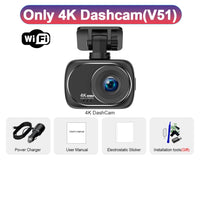 Dashcam 4K Avant et Arrière 4K – Écran 2 Pouces, Wi-Fi, GPS en Option, vue 21