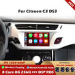 Autoradio CarPlay Citroën C3 et DS3 – Écran IPS 7 pouces, jusqu'à 8 Go + 256 Go