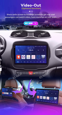 Autoradio CarPlay Jeep Renegade (2016-2020) – Écran 9 pouces, jusqu'à 16 Go + 512 Go, vue 20