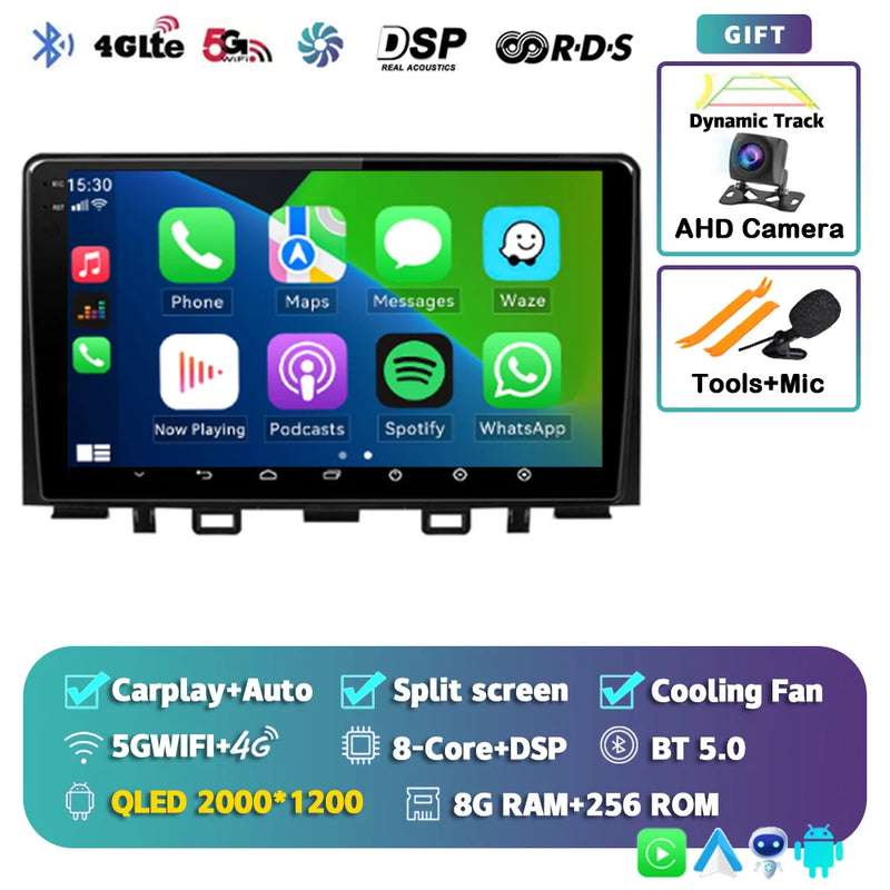 Autoradio CarPlay Kia Rio YB et Stonic (2016-2020) – Écran 9 pouces, jusqu'à 16 Go + 512 Go, vue 38