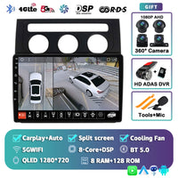 Autoradio CarPlay Volkswagen Touran 1 (2003-2010) – Écran 2K 9 pouces, Android 16, vue 8