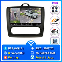 Autoradio CarPlay Ford Focus 2 (2004-2011) – Écran 9 pouces, jusqu'à 16 Go + 512 Go, vue 16