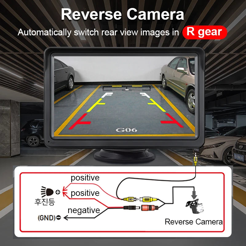 Écran CarPlay Portable Universel 7 Pouces – Ventouse ou Socle, Caméra de Recul, vue 17