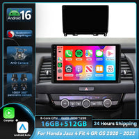 Autoradio CarPlay Honda Jazz 4 et Fit 4 (2020-2022) – Écran QLED, jusqu'à 16 Go + 512 Go