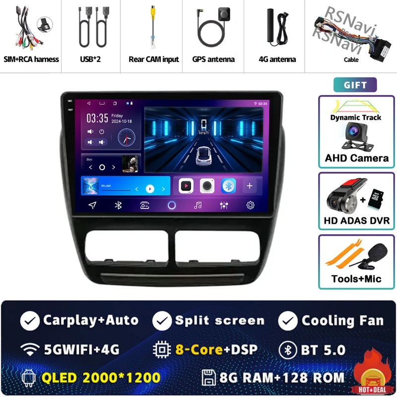 Autoradio CarPlay Fiat Doblo (2010-2015) – Écran 9 pouces sans fil, jusqu'à 16 Go + 512 Go, vue 15