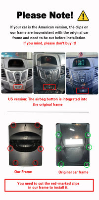 Autoradio CarPlay Ford Fiesta Mk6 et Mk7 (2008-2019) – Écran 9 pouces, jusqu'à 8 Go + 256 Go, vue 8
