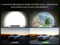 Dashcam Mini 4K Wi-Fi 5 GHz – Avant 4K et Arrière 1080P, Annonces Vocales, vue 11