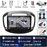 Autoradio CarPlay Opel Insignia (2013-2017) – Écran QLED, Android 16, jusqu'à 16 Go + 512 Go, vue 40