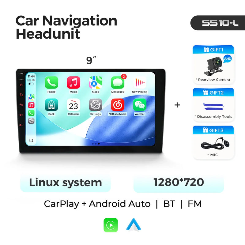 Autoradio CarPlay 2 DIN Universel – Écran 9 ou 10 Pouces, Sans Fil, Linux, vue 26