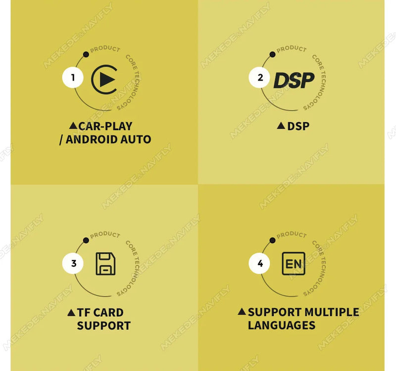Écran CarPlay Portable Universel – 6,86 ou 10,26 Pouces, Sans Fil, FM et AUX, vue 12