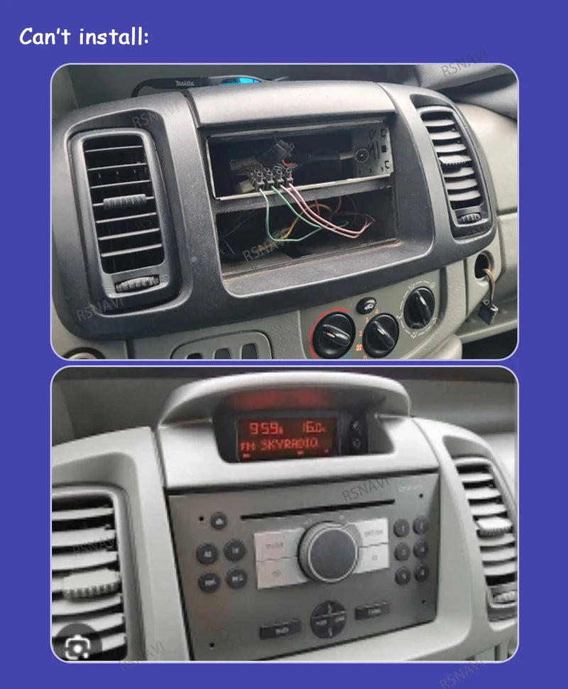 Autoradio CarPlay Renault Trafic 2, Opel Vivaro A et Nissan Primastar (2006-2014) – Écran tactile, jusqu'à 16 Go + 512 Go, vue 9