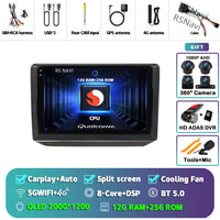Autoradio CarPlay Skoda Fabia 2 (2007-2014) – Écran QLED, jusqu'à 16 Go + 512 Go, vue 9