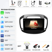 Autoradio CarPlay Opel Insignia (2013-2017) – Écran QLED, Android 16, jusqu'à 16 Go + 512 Go, vue 29