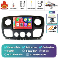 Autoradio CarPlay Renault Master, Nissan NV400 et Opel Movano (2010-2015) – Écran 9 pouces, Android 16, vue 15