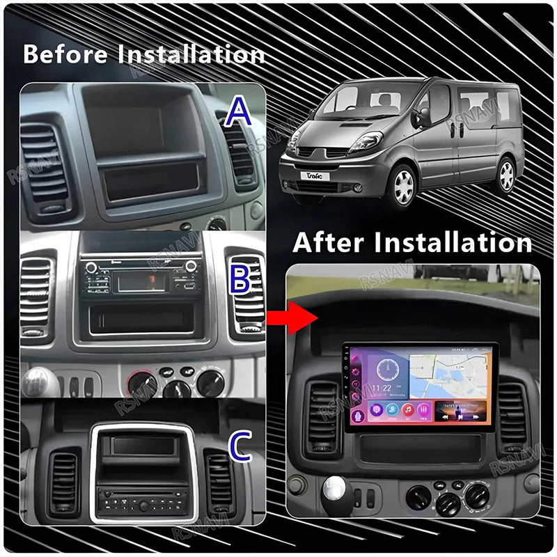 Autoradio CarPlay Renault Trafic 2, Opel Vivaro A et Nissan Primastar (2006-2014) – Écran tactile, jusqu'à 16 Go + 512 Go, vue 8