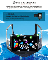 Autoradio CarPlay Chevrolet Cruze (2012-2015) – Écran 9 pouces, jusqu'à 8 Go + 128 Go, vue 10