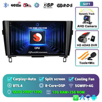 Autoradio CarPlay Nissan Qashqai J11 et X-Trail T32 (2014-2020) – Écran QLED, jusqu'à 16 Go + 512 Go, vue 9