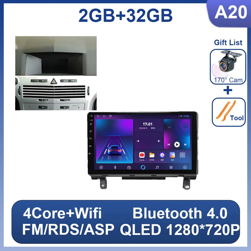 Autoradio CarPlay Opel Astra H (2006-2014) – Écran 9 pouces sans fil, jusqu'à 12 Go + 256 Go, vue 13