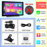 Écran CarPlay Portable 10,1 Pouces – Sans Fil, Dashcam 4K en Option, vue 32